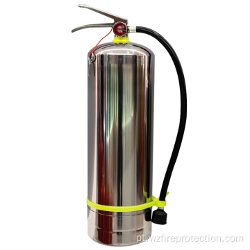 Extintor de água pressurizada em aço inoxidável